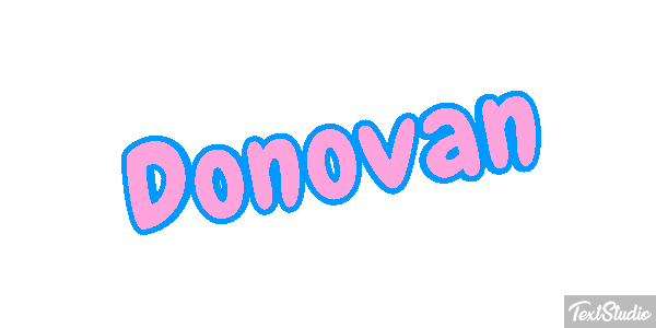 Donovan テキスト効果