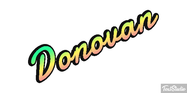 Donovan テキスト効果