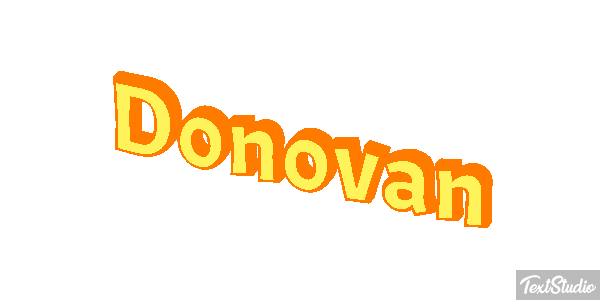 Donovan テキスト効果