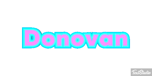 Donovan テキスト効果
