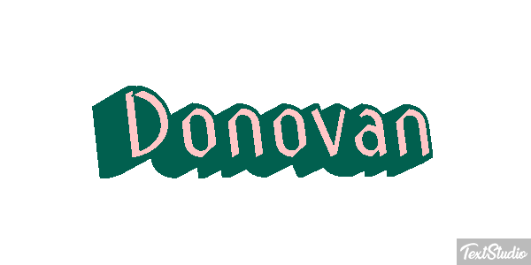 Donovan テキスト効果