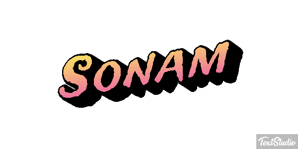 Sonam Efeito do texto