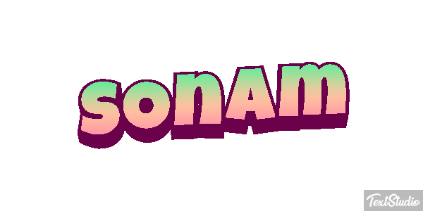 Sonam Efeito do texto