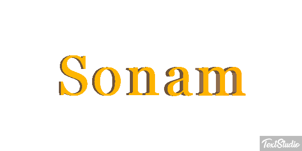 Sonam Efeito do texto