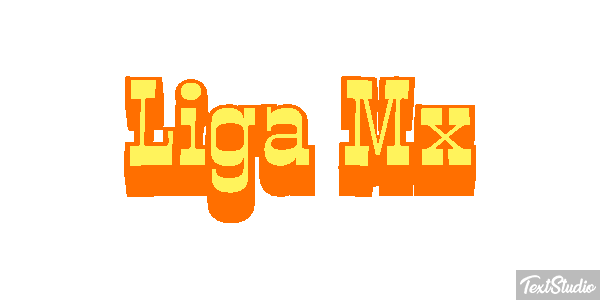 Liga Mx Efeito do texto