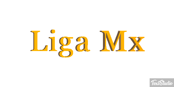 Liga Mx Efeito do texto