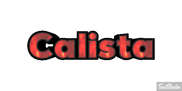 Calista Tekst effect