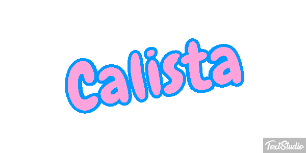 Calista Tekst effect