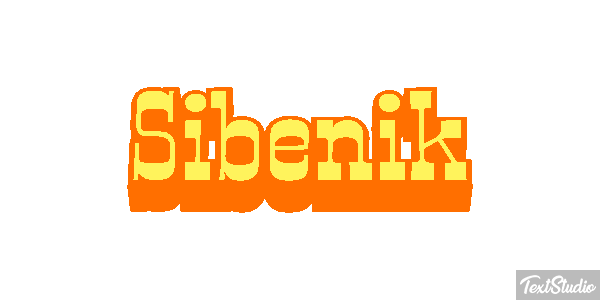 Šibenik Efekt tekstowy