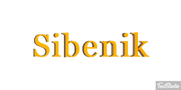 Šibenik Efekt tekstowy