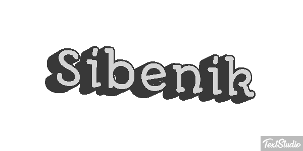 Šibenik Efekt tekstowy