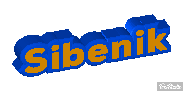 Šibenik Efekt tekstowy