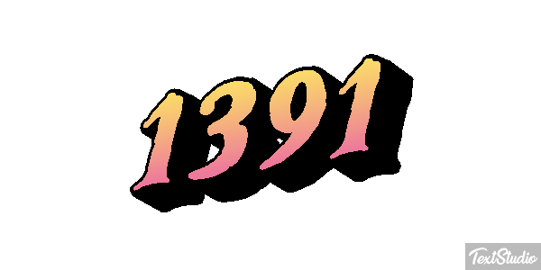 1391 Texteffekt