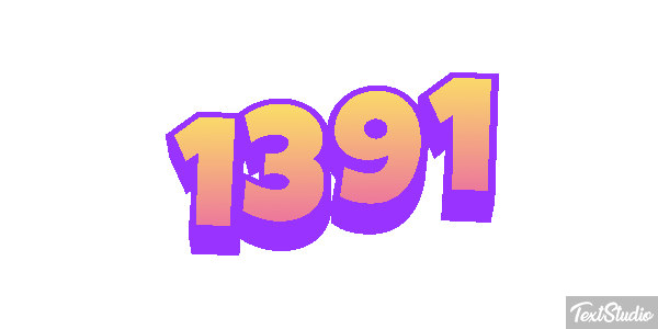 1391 Texteffekt