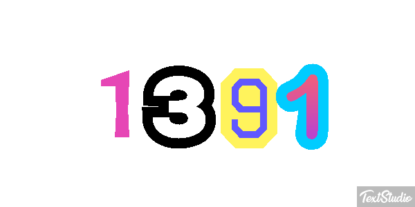 1391 Texteffekt