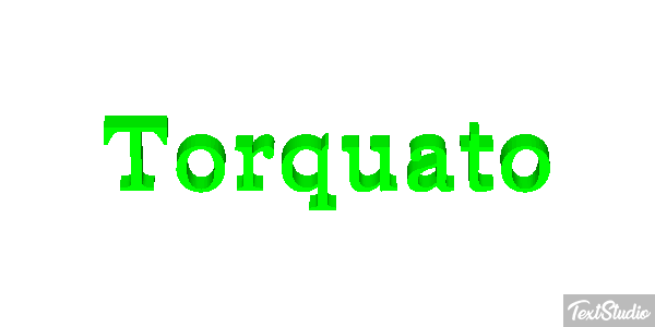 Torquato Текстовый эффект