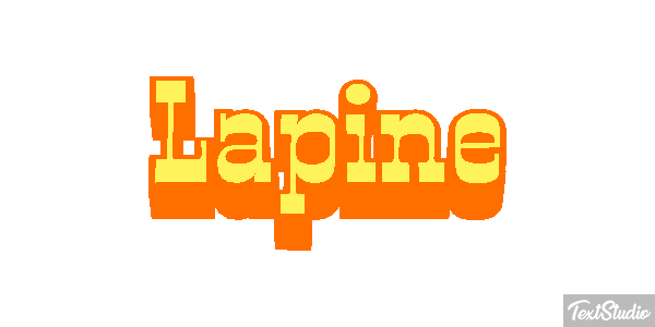 Lapine Effet de texte