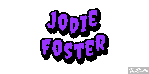 Jodie Foster Effetto testo