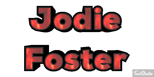 Jodie Foster Effetto testo