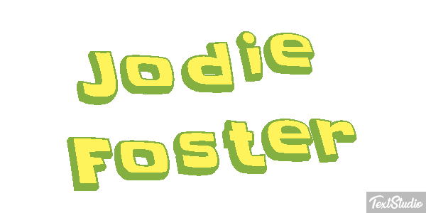 Jodie Foster Effetto testo