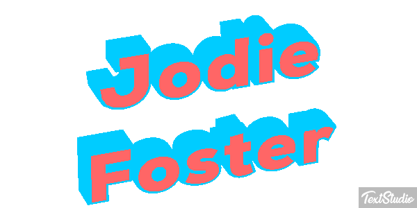 Jodie Foster Effetto testo