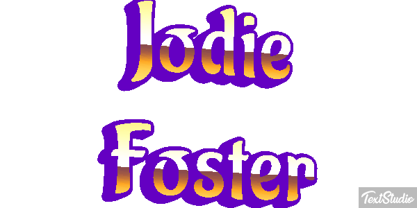 Jodie Foster Effetto testo