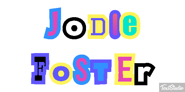 Jodie Foster Effetto testo