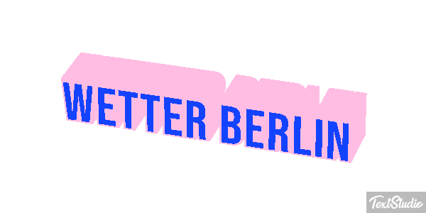 Wetter Berlin Efeito do texto