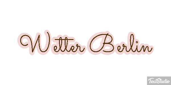 Wetter Berlin Efeito do texto
