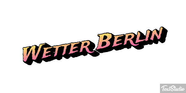 Wetter Berlin Efeito do texto