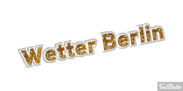 Wetter Berlin Efeito do texto