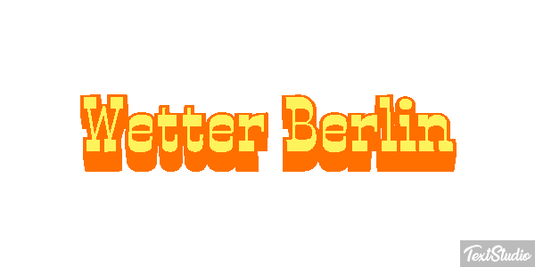 Wetter Berlin Efeito do texto