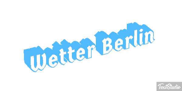 Wetter Berlin Efeito do texto