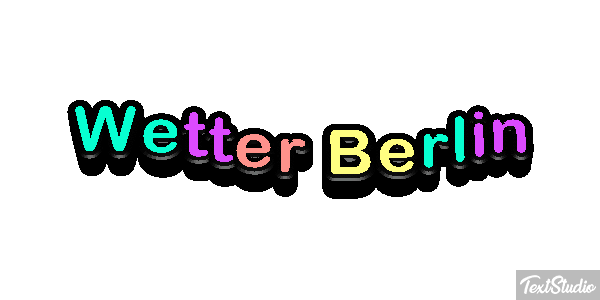 Wetter Berlin Efeito do texto