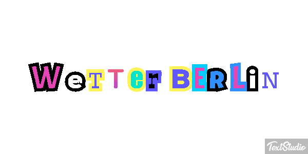 Wetter Berlin Efeito do texto