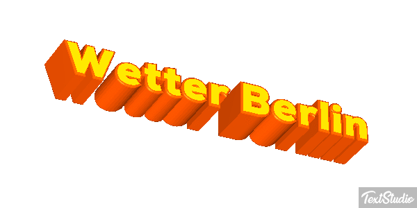 Wetter Berlin Efeito do texto