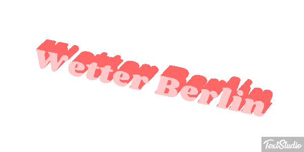 Wetter Berlin Efeito do texto