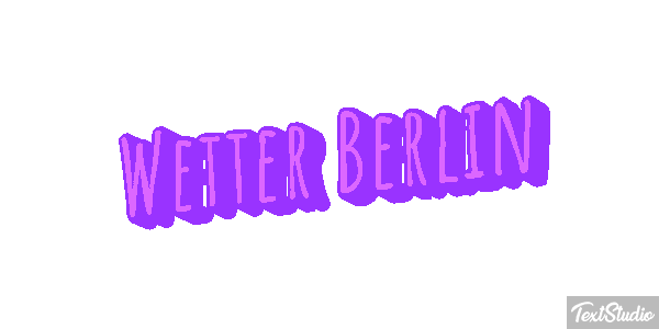 Wetter Berlin Efeito do texto