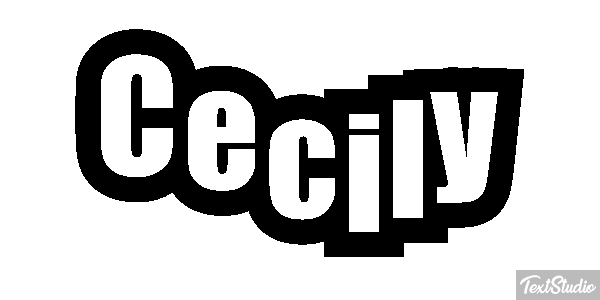Cecily Text effect