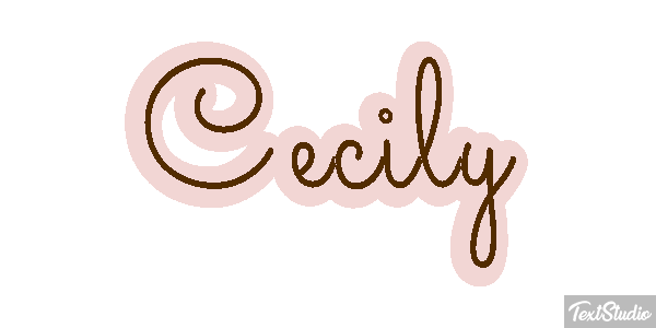 Cecily Text effect