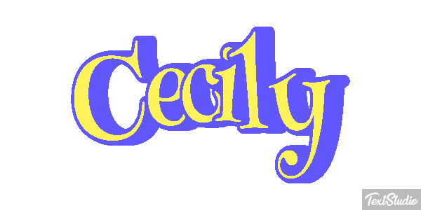 Cecily Text effect