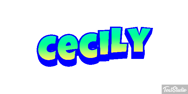 Cecily Text effect