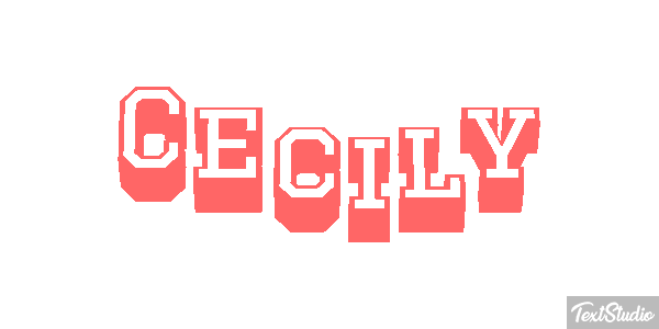 Cecily Text effect