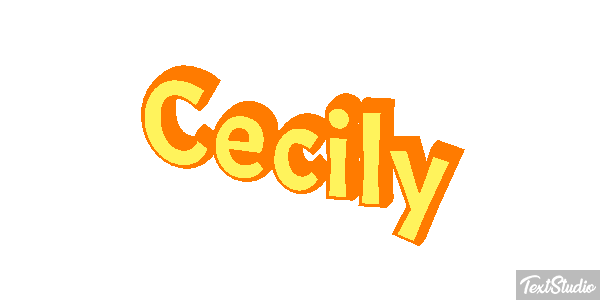 Cecily Text effect