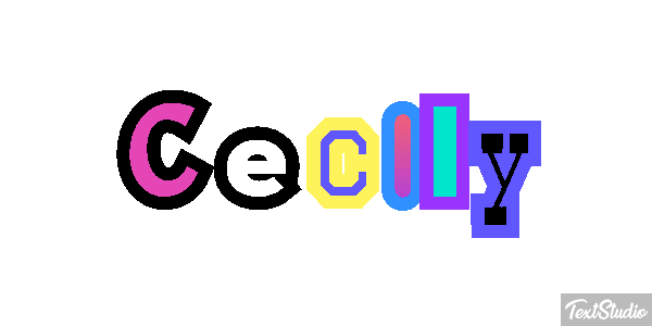 Cecily Text effect
