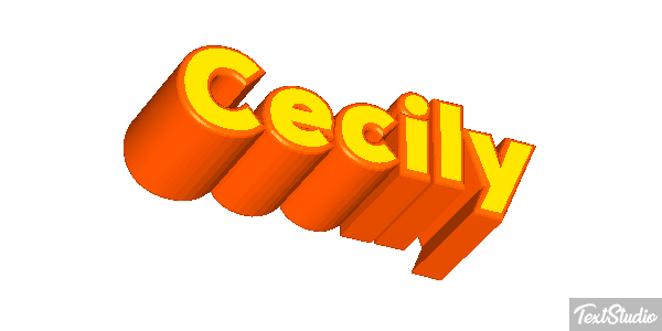 Cecily Text effect