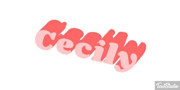 Cecily Text effect