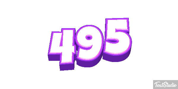 495 Tekst effect