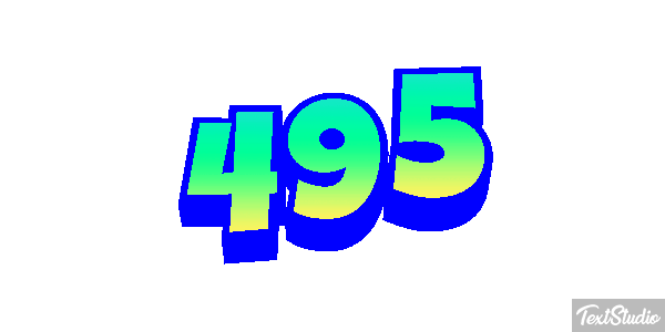 495 Tekst effect