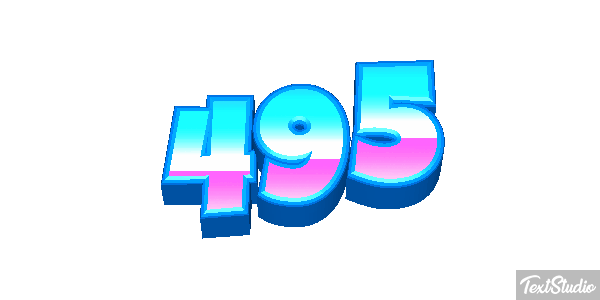 495 Tekst effect